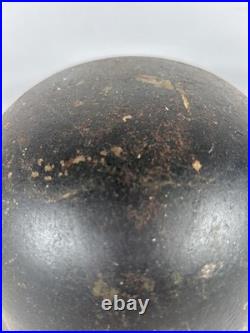 WWI German M16 Helmet Size 66 WWII Reissue with Ghost Decal Original Paint