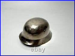WWI WWII German DRGM M-18 M-16 Steel Helmet Miniature Desk Model Ashtray Bowl 4