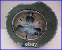 WWII 1936 GERMAN Luftschutz Gladiator helmet used in Bulgaria, 3pcs, rare Decal