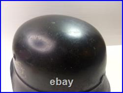 WWII 1939 German Heer Double Decal M35 Beaded Helmet /AUTHENTIC