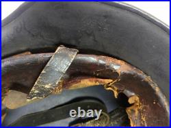 WWII 1939 German Heer Double Decal M35 Beaded Helmet /AUTHENTIC