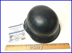 WWII Authentic Nice Shape Large German Helmet With Inners