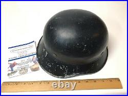 WWII Authentic Nice Shape Large German Helmet With Inners