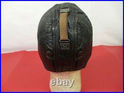 WWII Era German Luftwaffe Pilot's Leather Flight Helmet Very NICE Condition #1