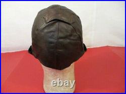 WWII Era German Luftwaffe Pilot's Leather Flight Helmet Very NICE Condition #2