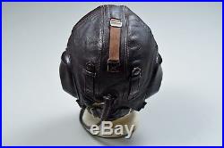 WWII GERMAN LUFTWAFFE LEATHER FLIGHT HELMET withALL ELECTRONICS