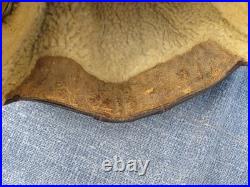 WWII GERMAN LUFTWAFFE LKpW 101 WINTER LEATHER FLIGHT HELMET NICE CONDITION