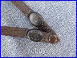 WWII GERMAN LUFTWAFFE LKpW 101 WINTER LEATHER FLIGHT HELMET NICE CONDITION