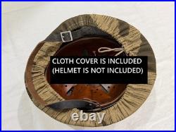 WWII German Camo Winter REVERSIBLE Field Jacket & HELMET COVER Repro XL XXL WW2