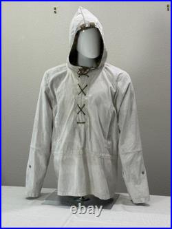 WWII German Camo Winter REVERSIBLE Field Jacket & HELMET COVER Repro XL XXL WW2