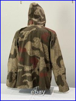 WWII German Camo Winter REVERSIBLE Field Jacket & HELMET COVER Repro XL XXL WW2