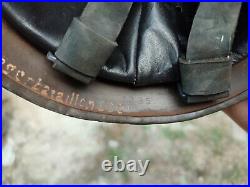 WWII German Fallschirmjager Paratrooper Helmet! Factory stamp