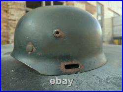 WWII German Fallschirmjager Paratrooper Helmet! Factory stamp #1