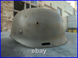 WWII German Fallschirmjager Paratrooper Helmet! Factory stamp #2