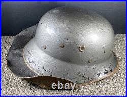 WWII German Fire Police Helmet
