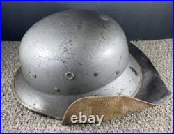 WWII German Fire Police Helmet