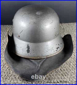 WWII German Fire Police Helmet