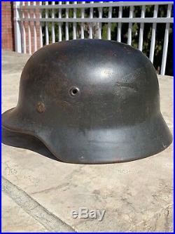 WWII German Helmet, Luftwaffe Bringback