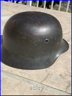 WWII German Helmet, Luftwaffe Bringback