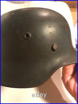 WWII German Helmet M-40 ET64 World War 2 German Military Helmet Gear