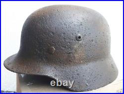 WWII German Helmet M35 DD 64 Size