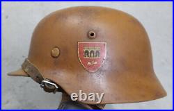 WWII German Helmet M35/SE66 SA FHH Restored