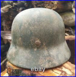 WWII German Helmet M35/SS Restored HQ Size 66