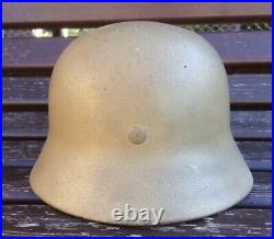 WWII German Helmet M40/ 64 Restored Wehrmacht