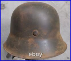 WWII German Helmet M42/ET62 Blue Division Spain / Restored