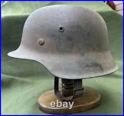 WWII German Helmet M42 No Decal CLK64 Named WWII German Helmet M42 No Decal CLK64 Named