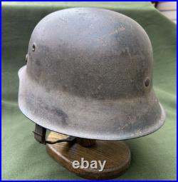 WWII German Helmet M42 No Decal CLK64 Named WWII German Helmet M42 No Decal CLK64 Named