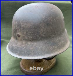 WWII German Helmet M42 No Decal CLK64 Named WWII German Helmet M42 No Decal CLK64 Named