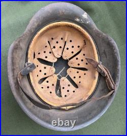WWII German Helmet M42 No Decal CLK64 Named WWII German Helmet M42 No Decal CLK64 Named