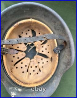 WWII German Helmet M42 No Decal CLK64 Named WWII German Helmet M42 No Decal CLK64 Named