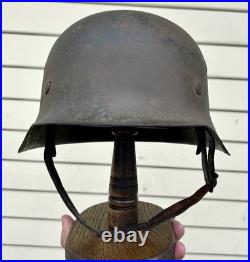 WWII German Helmet M42 No Decal CLK64 Named WWII German Helmet M42 No Decal CLK64 Named