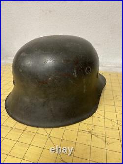 WWII German Helmet leather liner and strap cc1