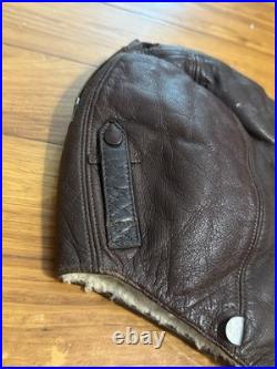 WWII German Luftwaffe FK33 Winter Flight Helmet WW2 Original