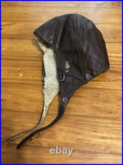 WWII German Luftwaffe FK33 Winter Flight Helmet WW2 Original