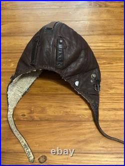 WWII German Luftwaffe FK33 Winter Flight Helmet WW2 Original