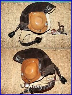 WWII German Luftwaffe Fighter Pilot's Flight Helmet, Oxygen Mask, Scarf & Watch