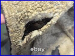 WWII German Luftwaffe Leather Flight Helmet LKpW101 Skull Cap Hat Siemens 1940s