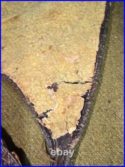 WWII German Luftwaffe Leather Flying Helmet