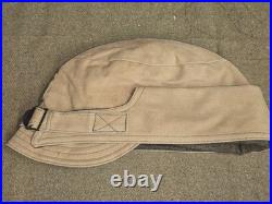 WWII German Luftwaffe Leather Flying Helmet