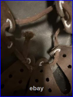 WWII German M34 Civil Police Fire Helmet Original Steel Stahlhelm Vintage WWII German M34 Civil Police Fire Helmet Original Steel Stahlhelm Vintage