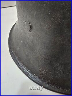 WWII German M34 Police Helmet With ORIGINAL NAMED LINING