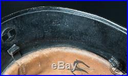 WWII German M34 helmet with inner leather and decal