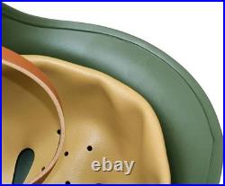 WWII German M35 Green Steel Helmet Stahlhelm Combat Replica Retro Reenactment