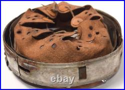 WWII German M35 Helmet Liner and Chinstrap Size 62 55 M31 1938 Reinforced Band WWII German M35 Helmet Liner and Chinstrap Size 62 55 M31 1938 Reinforced Band