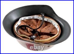 WWII German M35 Medic Winter Cammo Helmet