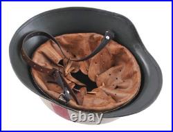 WWII German M35 Medic Winter Cammo Helmet